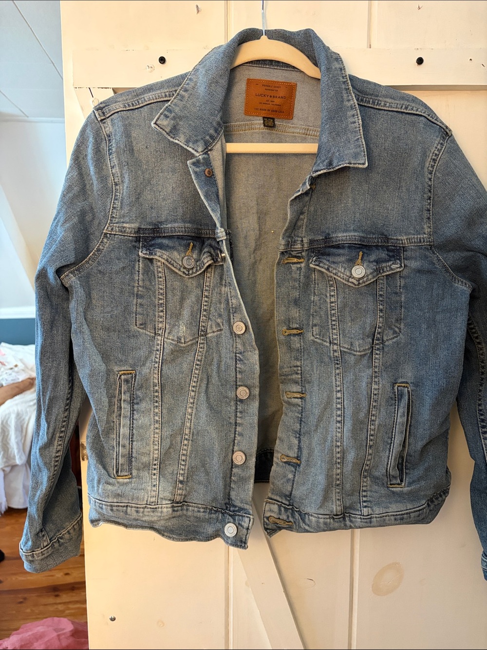 Lucky Brand Light Wash Denim Jacket - Classic Blue